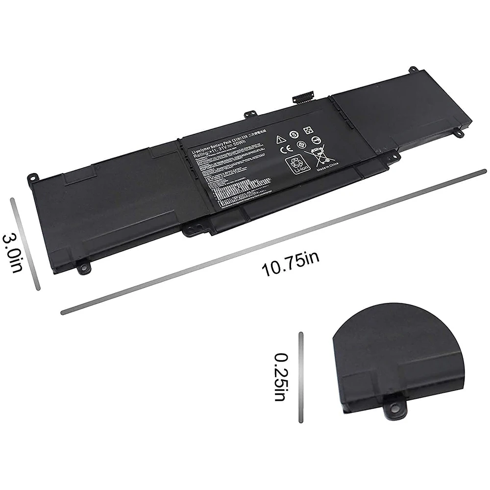 Imagem -02 - Bateria do Portátil Substituição para Asus Zenbook C31n1339 0b20000930000 3icp7 55 90 Ux303ub Ux303ln Q302l Q302la Q302lg Ux303 Ux303l