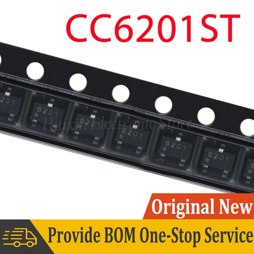 

10-50pcs CC6201ST SOT-23 CC6201 6201 SOT23 All-pole Low-power Hall Effect Switch Sensor IC Chip New Original