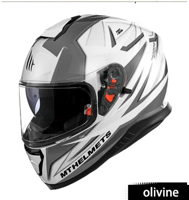 Casco de motocicleta de cara completa