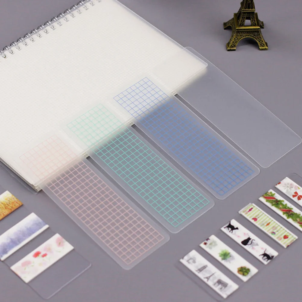 

50pcs Washi Portable Storage Washi Tape Organizer Dispensers For Office Home School Use Tape Organizer Sample Plates