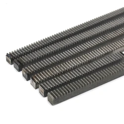 1Pcs Length 100/160/300mm Modulus 1 Gear Rack Transmission Steel Rack M1 DIY Model Makeing Drive Materials Accessories