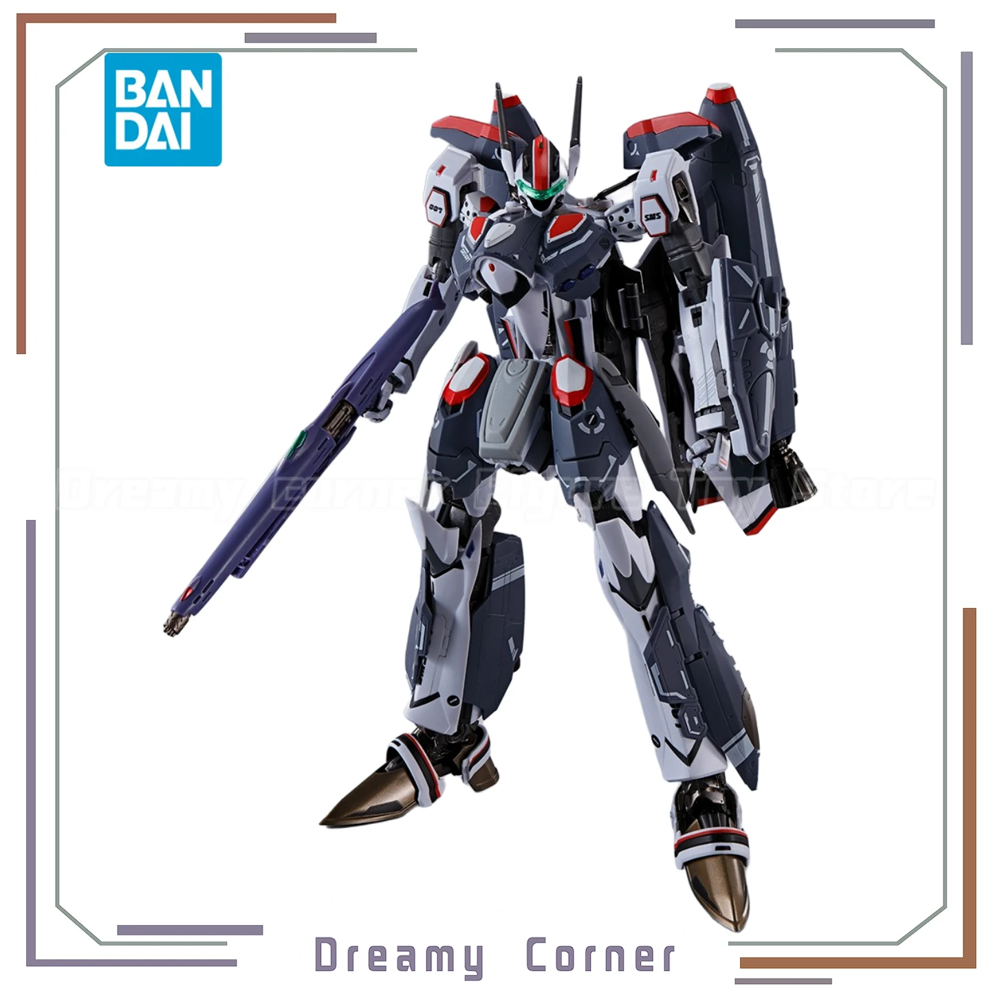 

【В наличии】BANDAI SPIRITS DX Chogokin VF-25F Macross F Super Messiah Valkyrie Готовая модель меха, игрушки