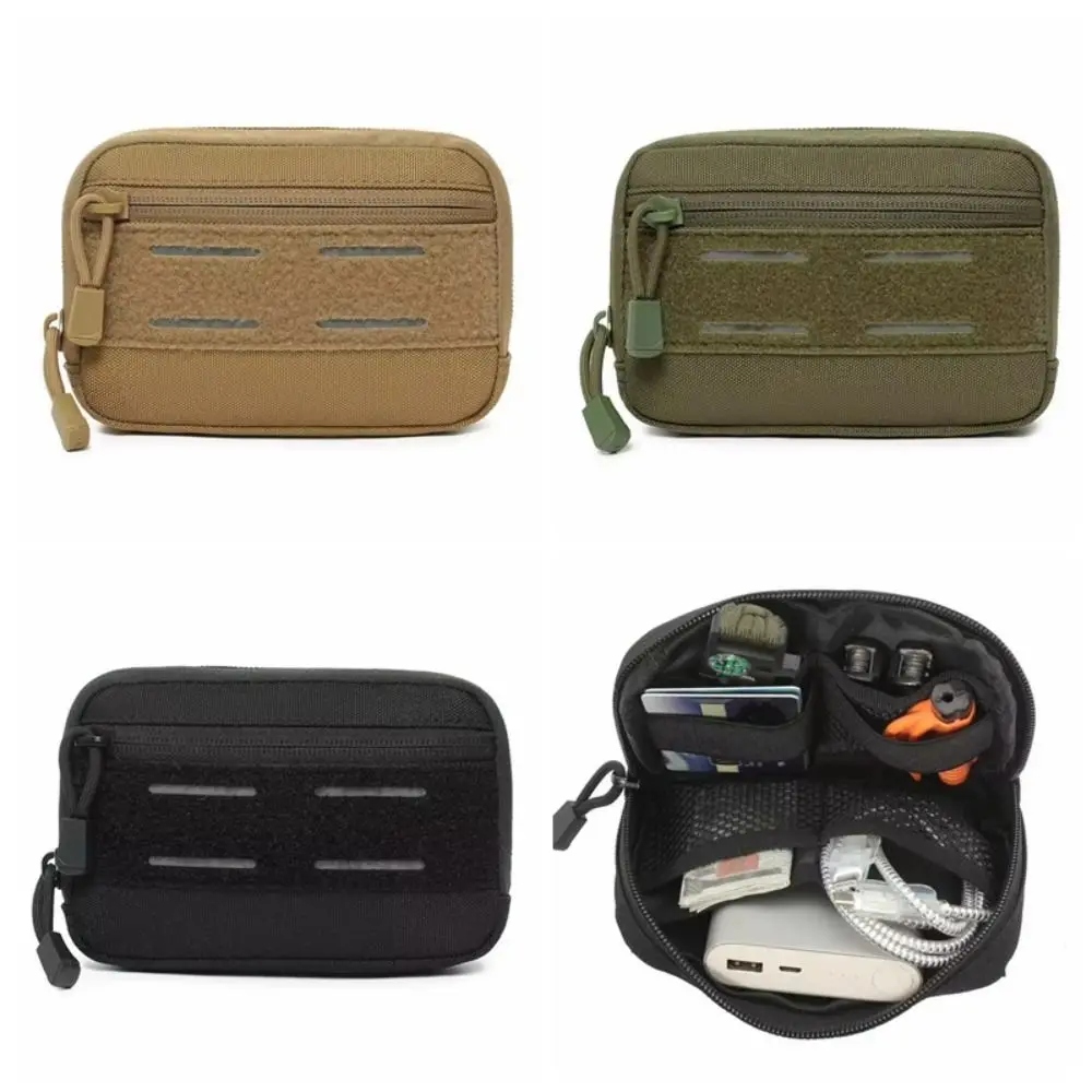 

Travel Pouch Outdoor Tool Bag Organizer Storage Key Card Holder Waist Fanny Pack Oxford Cloth Zipper Camping Hiking Bag