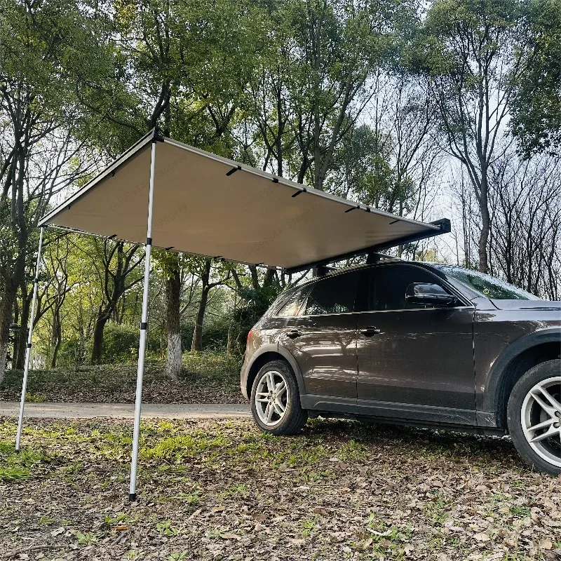 Outdoor SUV Car Roof Tent Hard Shell Sid Awning For 4x4 4wd Off-Road Camper Accessories