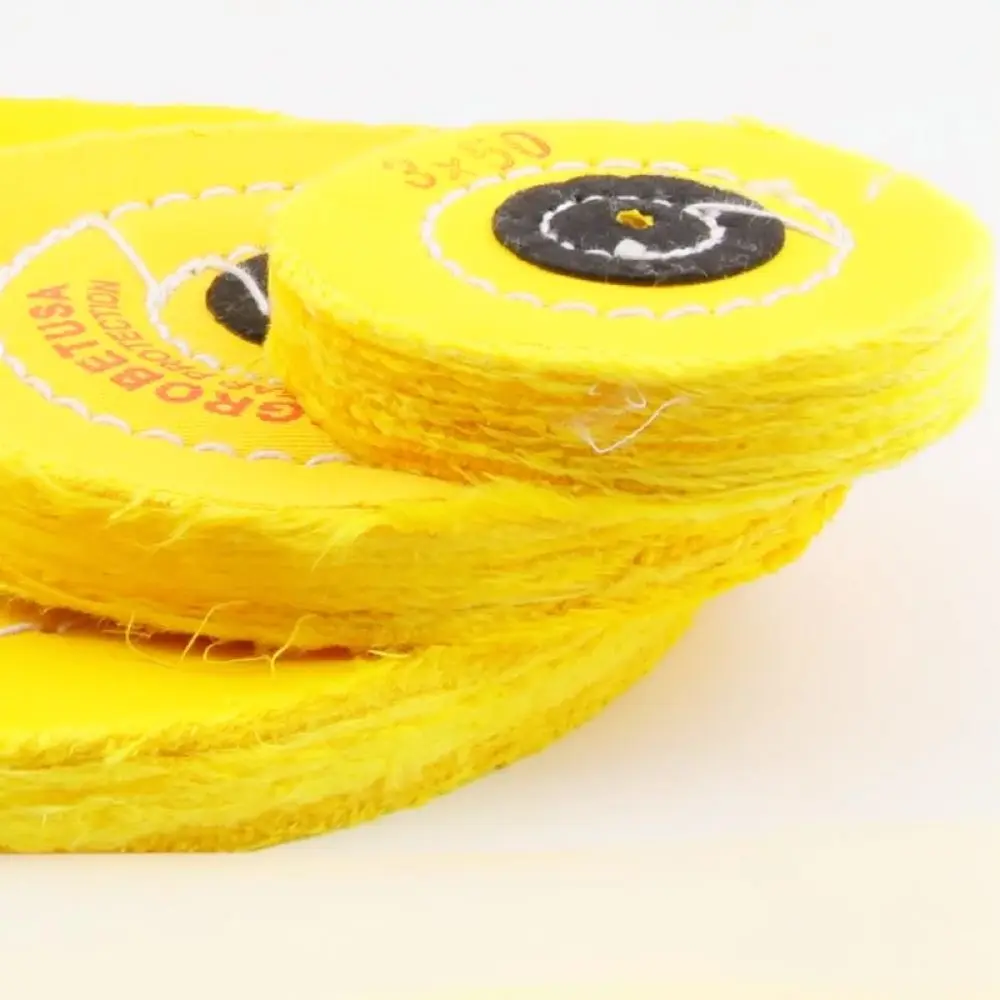 For Keyoute Polishing Wheel Cotton Fabric Buffing Pad For Bench Grinder Jewelry Metal Acrylic Jade Mirror Surface
