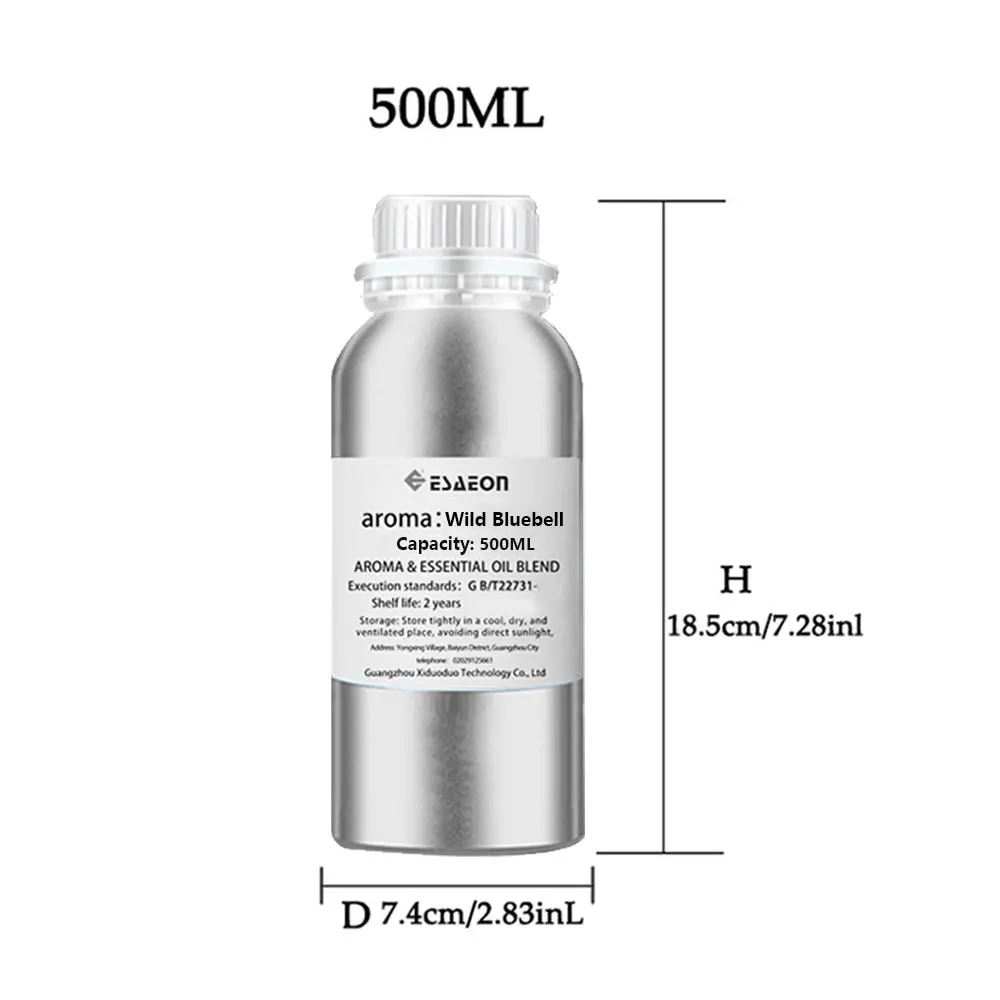 Picture 5: ESAEON 500ml(16.9 fl.oz) Black Ice/Ocean/Miss Coco Essential Oils - Diffuser Supplement Perfume Oil, For Aroma Fragrance Machine