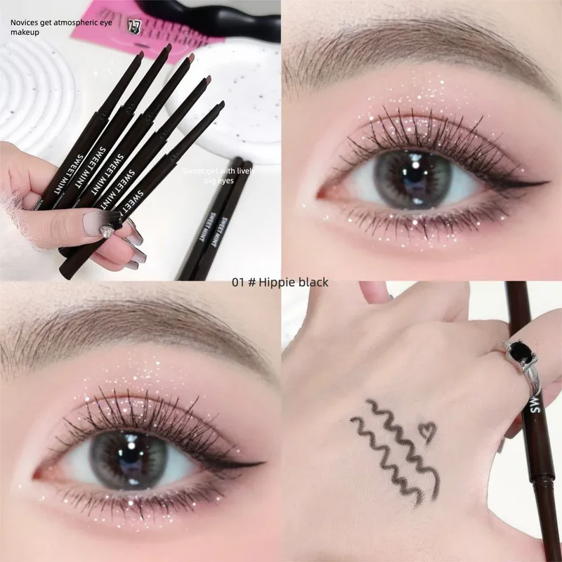 Sweet Mint Barely There Gel Eyeliner Pen Slanted Tip Blade Edge Long-Lasting Waterproof Smudge-Proof for Lower Eyelid Aegyo-Sal