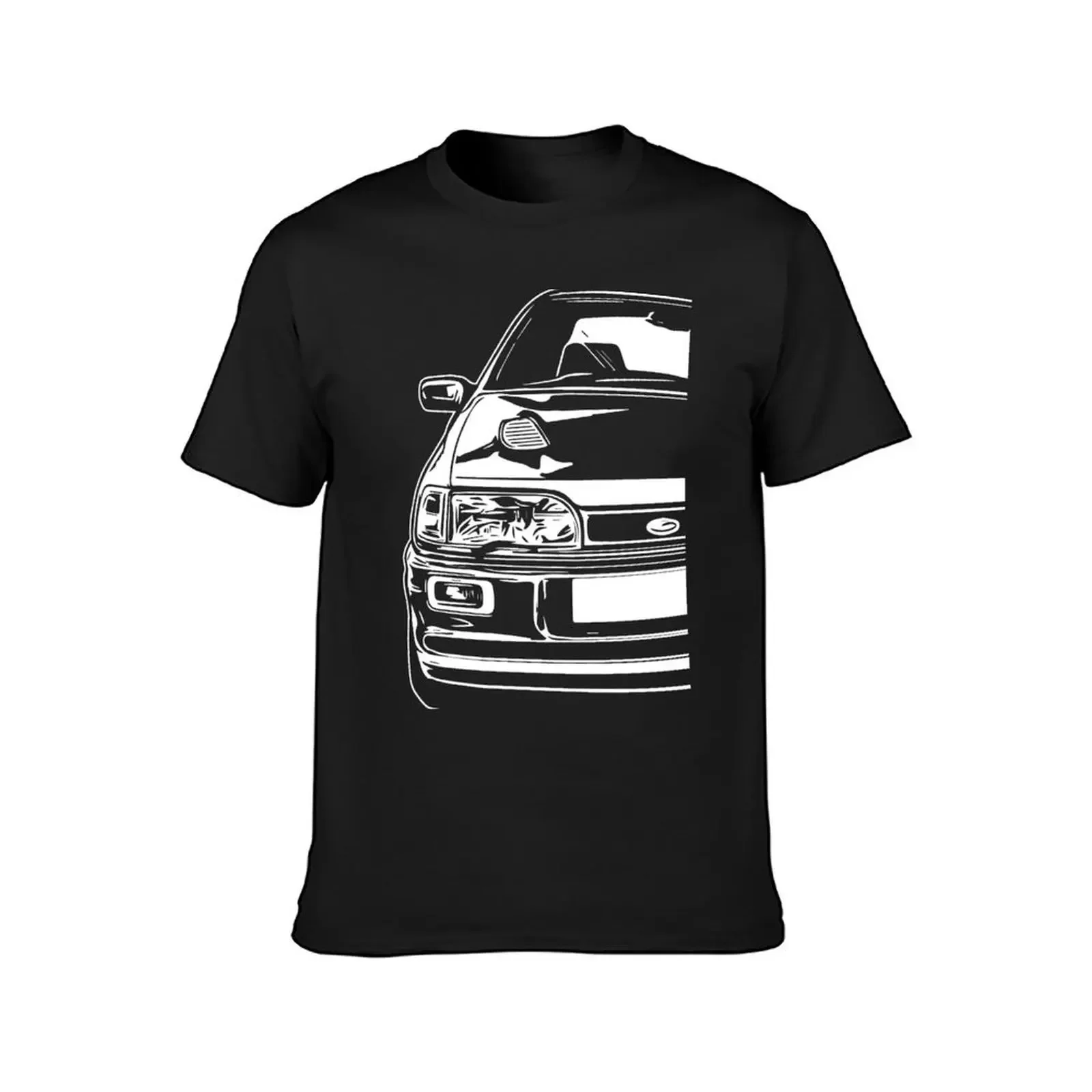 Classic Car Sierra RS Cosworth Sapphire 4Dr T-Shirt oversized t shirts for men pack