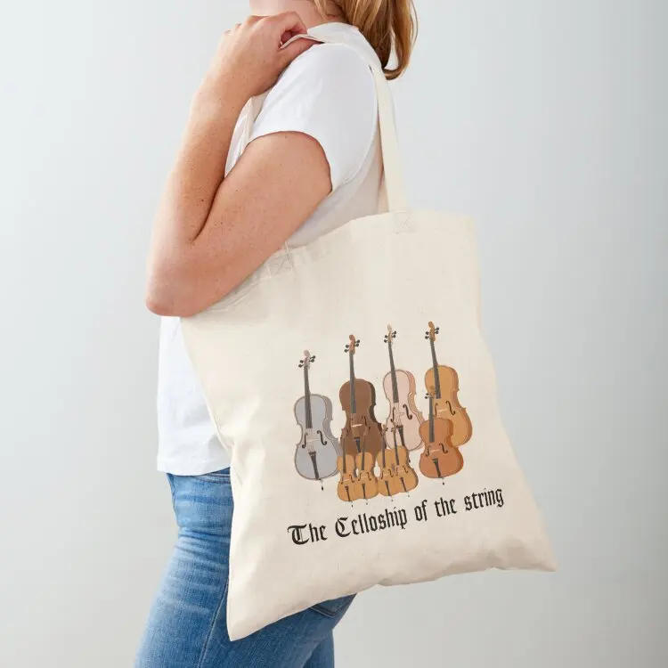 

The Celloship of the String Tote Bag shoping bag Women's tote bag Gift bags Canvas stote