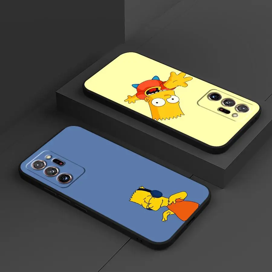 

Мягкий чехол для телефона Samsung Galaxy A50 A70 A06 A10 A20 A03 Note 20 Ultra 9 10 A05 A01 A02 A04 A30 A40 Cute Simpsons