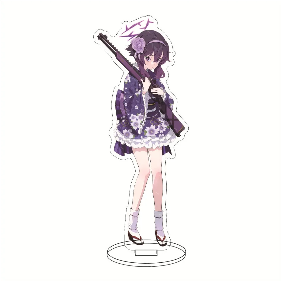 15CM Blue Archive Millennium Science School Anime Figures Cosplay Acrylic Stand Model Plate Holder Cake Topper Birthday Gift