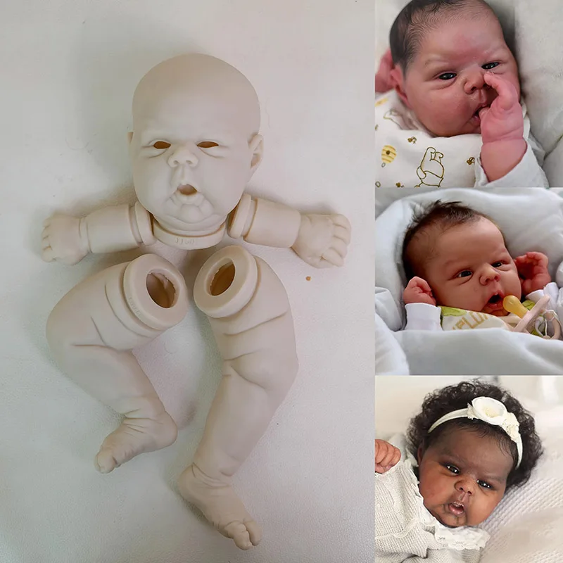 

24Inch Gounchi New Limited Edition High Quality Unfinished Reborn Doll Kit with Cloth Body and Eyes DIY Doll Parts Collectible