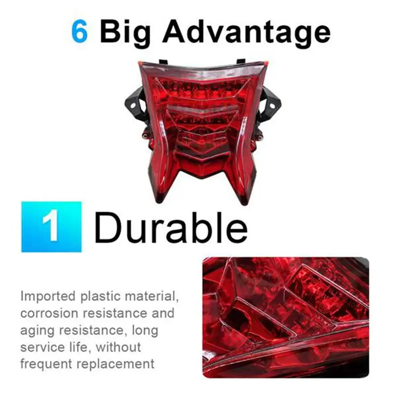 ABIB -Brake Tail Light LED With Integrated Turn Signal For BMW S1000RR 2010-2016 view 5