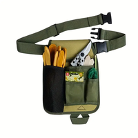Multi-functional gardening tool bag, belt apron with multiple pockets for gardening, plumbing, floriculture, woodworking, DIY