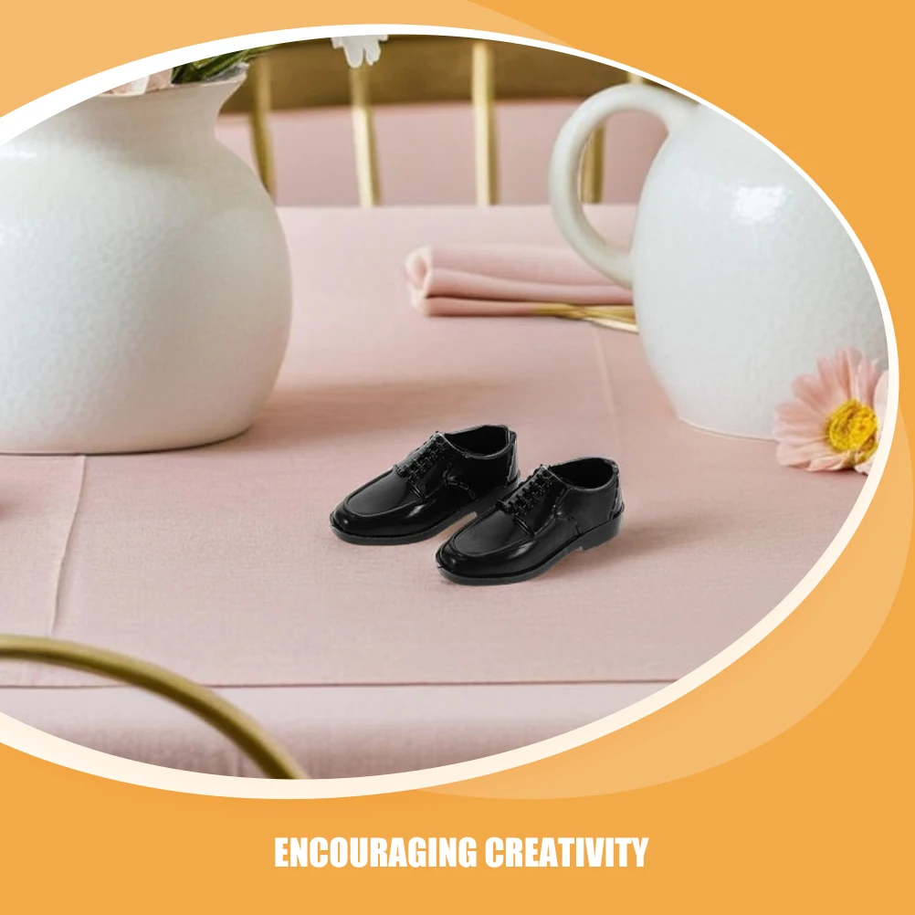 12 زوجًا من إكسسوارات الأحذية المصغرة أنيقة تناسب 11 بوصة 6 مقياس لعب الأدوار واللباس أحذية صغيرة مزخرفة ممتعة