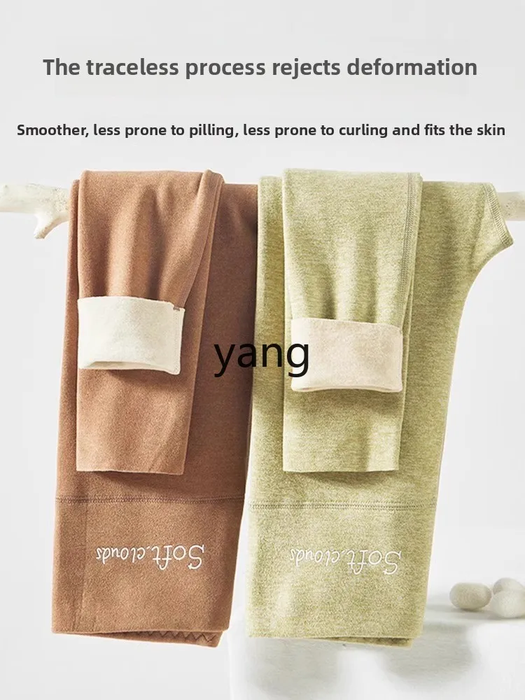 سراويل حرارية كبيرة الحجم للسيدات من LMM مم 100 كجم مدمنة بالإضافة إلى طماق