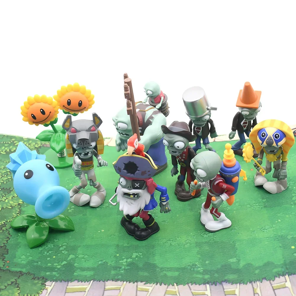 Plants Vs Zombies 2 Erbsenschütze Kokosnusskanone Original Spielzeugset Szenenfiguren Ornamente Weiches Silikon Fan-Spielzeug Geburtstagsgeschenk – Detail 5