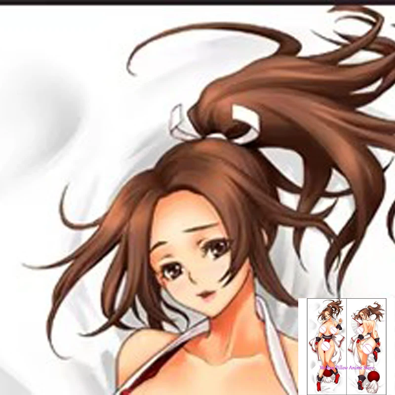 

Dakimakura Anime Pillow Cover Shiranui Mai Double Sided Print Life-size Halloween Christmas Decoration