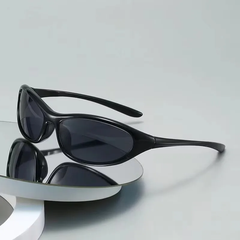 Y2K Punk Sports Sunglasses for Men Women Surround Integrated Sun Glasses Brand Designer Vintage Shades UV400 Punk Fashion Goggle
