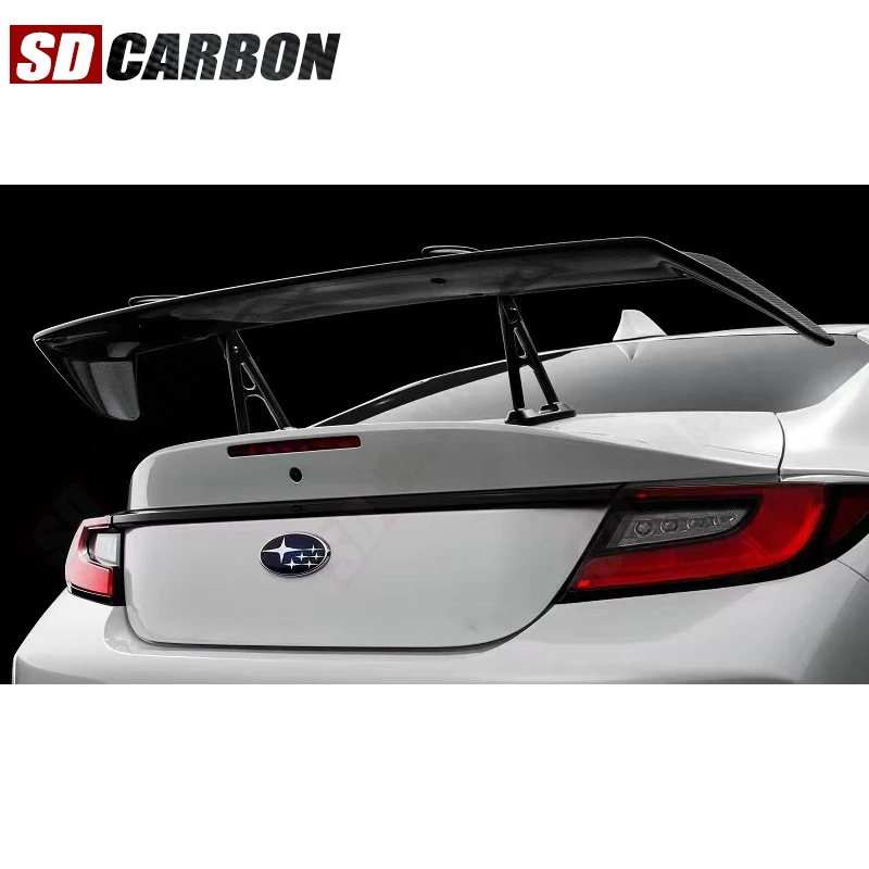 لتويوتا GR86 GT86 سوبارو BRZ ألياف الكربون الذيل زعانف الخلفي الجذع المفسد دليل الجناح الخلفي الجناح سيارة الجذع كلبشة طقم الجسم #4