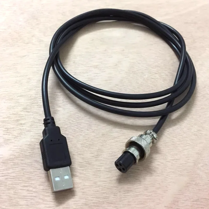 GX12 to USB Aviation Plug 4Pin 5Pin 6pin M12 Male Female Connector with 2m Cable USB Male Plug Sensor 12mm Waterproof Socket