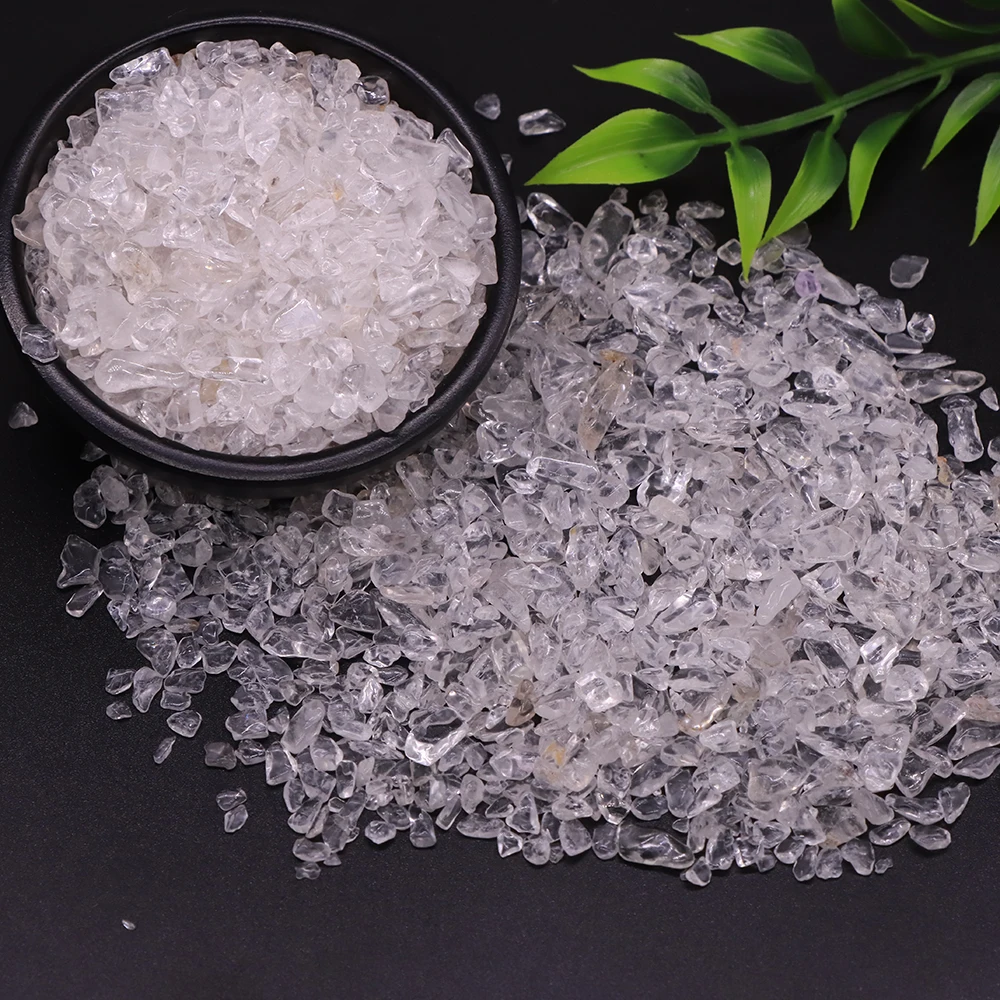 

Natural Stones Gravel Crystals Chip Ore Minerals Reiki Healing Tumbled Clear Quartz Specimen Gemstones Home Aquarium Decoratio