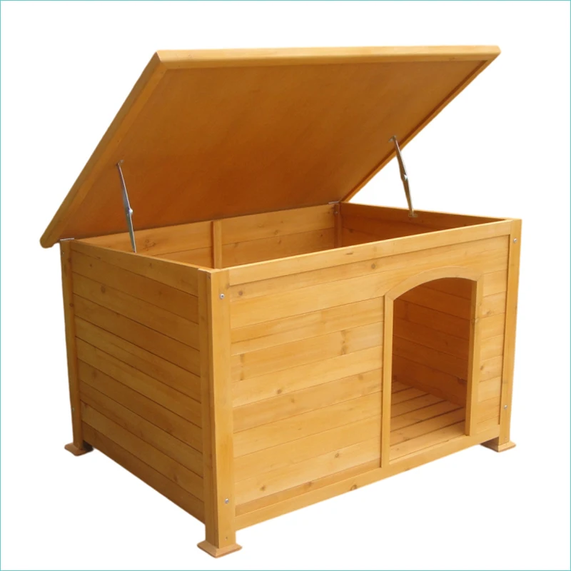 

Outdoor Garden Rainproof Waterproof Wooden Pet House Wooden Kennel Pet Bed Medium Size Dog House Factory Wholesale Price