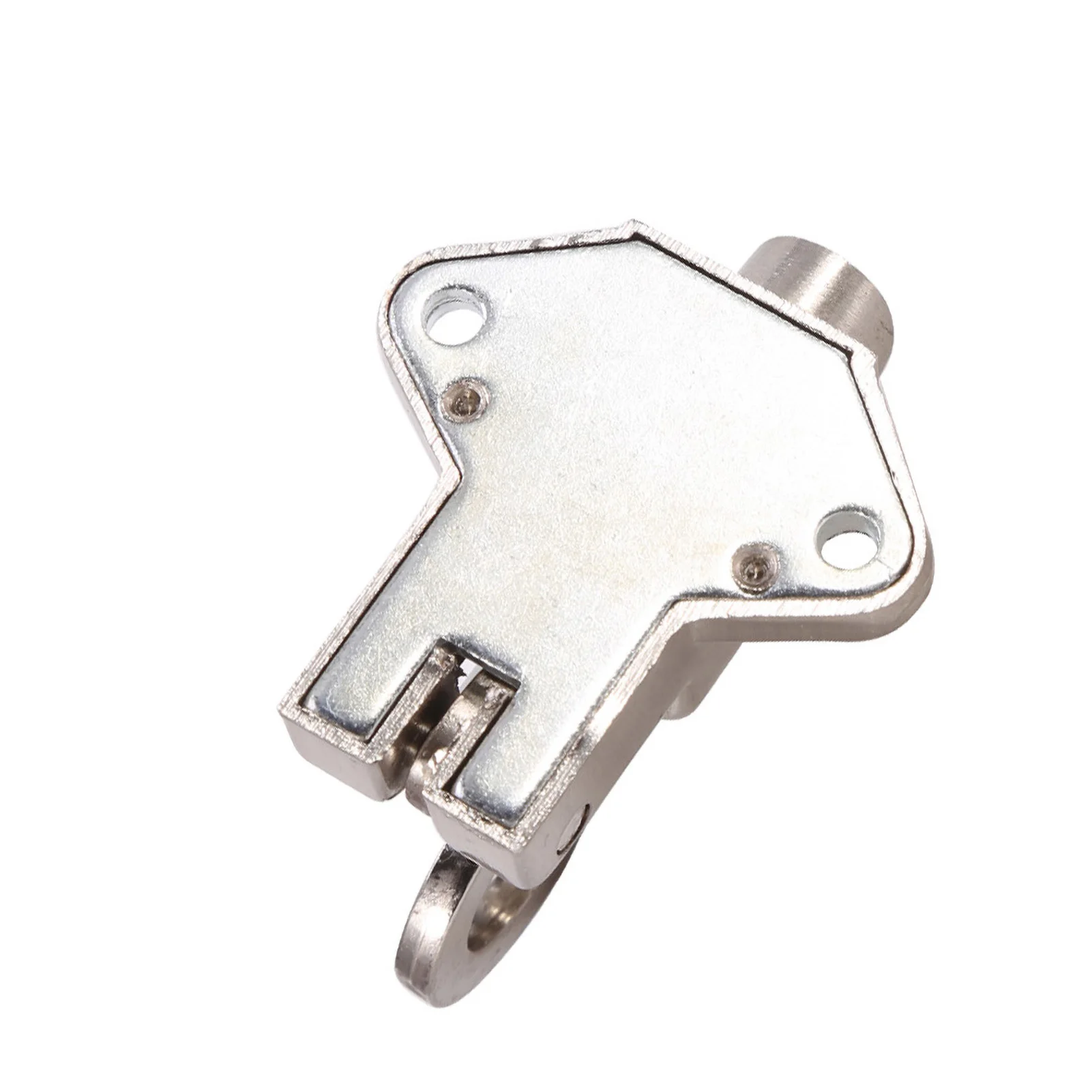 لوازم تحسين المنزل قفل الأمان نافذة بوابة الأمن حلقة سحب الربيع ترتد مزلاج الباب قفل الألومنيوم قفل النافذة #6