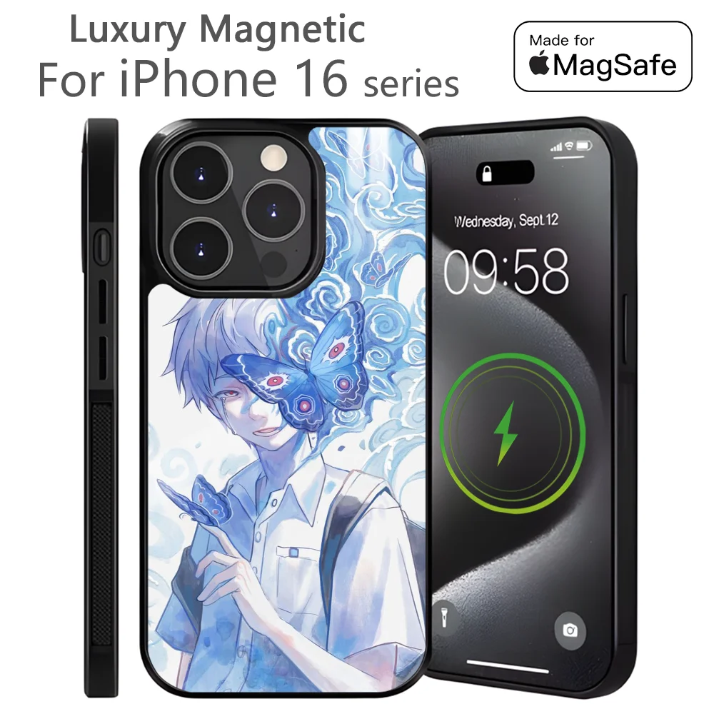 The S-summer H-hikaru died Phone Case For iPhone 16 15 14 13 12 11 Pro Max Plus Mini Magnetic Magsafe Wireless Charging Cover