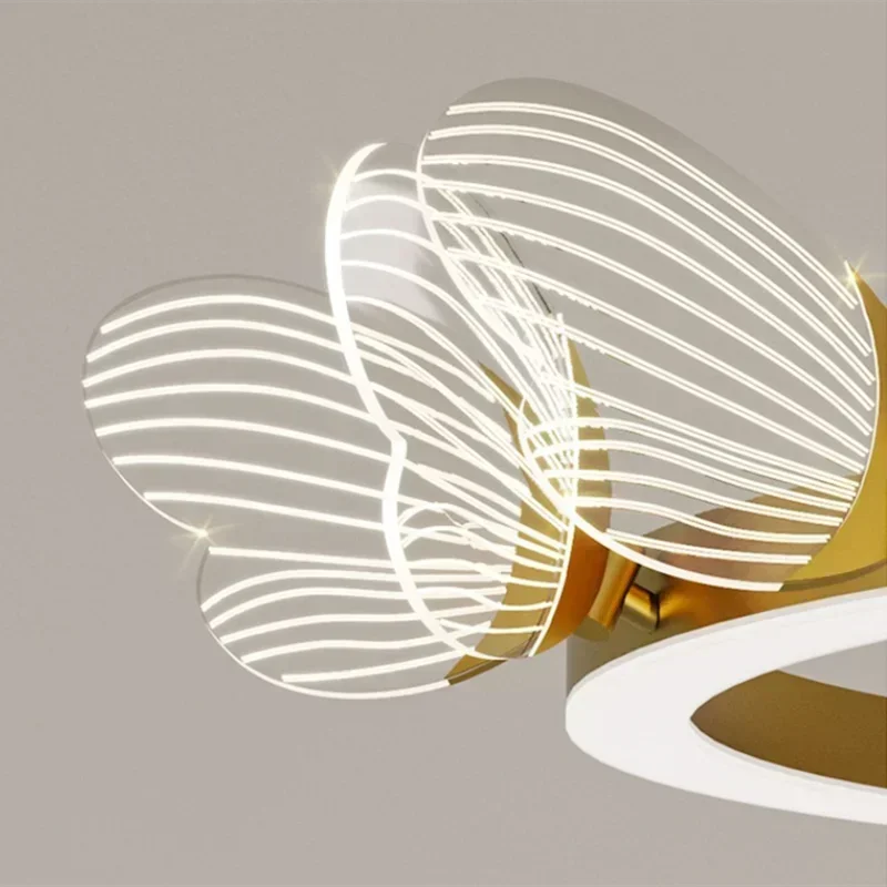 

Гостиная Золотая скандинавская люстра-бабочка, светодиодная роскошная столовая, лофт, романтическое украшение, светильник для девочек