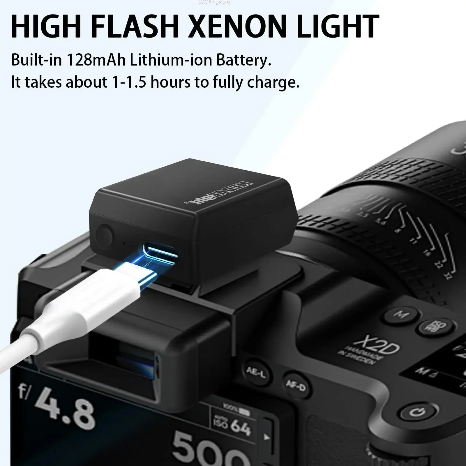 MEDALight F1S Mini fotocamera Flash Speedlite universale per fotocamere Fuji/Sony/Nikon/Canon per Ricoh GR3 GR3X Sony ZV1