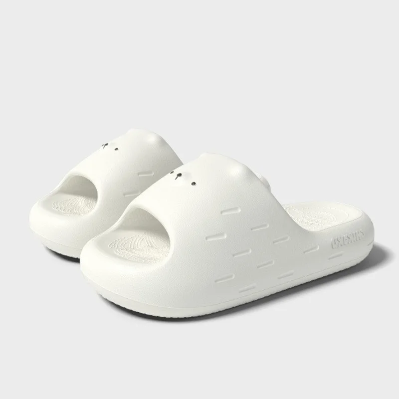 

Cute Cartoon Slippers Men House Shower Shoes Summer Beach Sandals New Women Thick Sole Slides Couples Soft EVA Non-Slip Flats