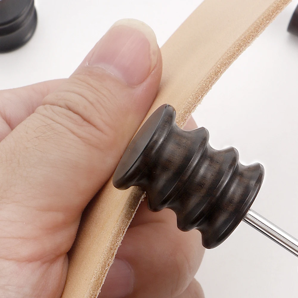 Wood Leather Burnisher Polished Rods Leather Craft Edge Slicker Tool Electric Polished Tip Head DIY Rotary Polished Rods
