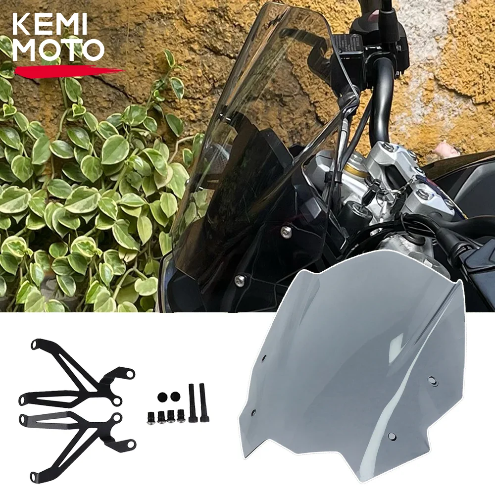 G310R Windshield Windscreen with Mounting Bracket Deflector for BMW G 310R G310 R 2022 2021 2020 2019 ABS Motorcycle Accessories