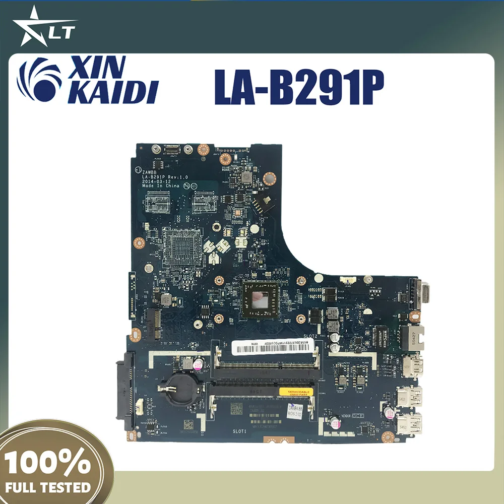 

Материнская плата для ноутбука Lenovo Ideapad B50-45 N50-45 ZAWBA/BB LA-B291P A6-6310 EM6010, материнская плата для ноутбука 5B20G37223 5B20G14966