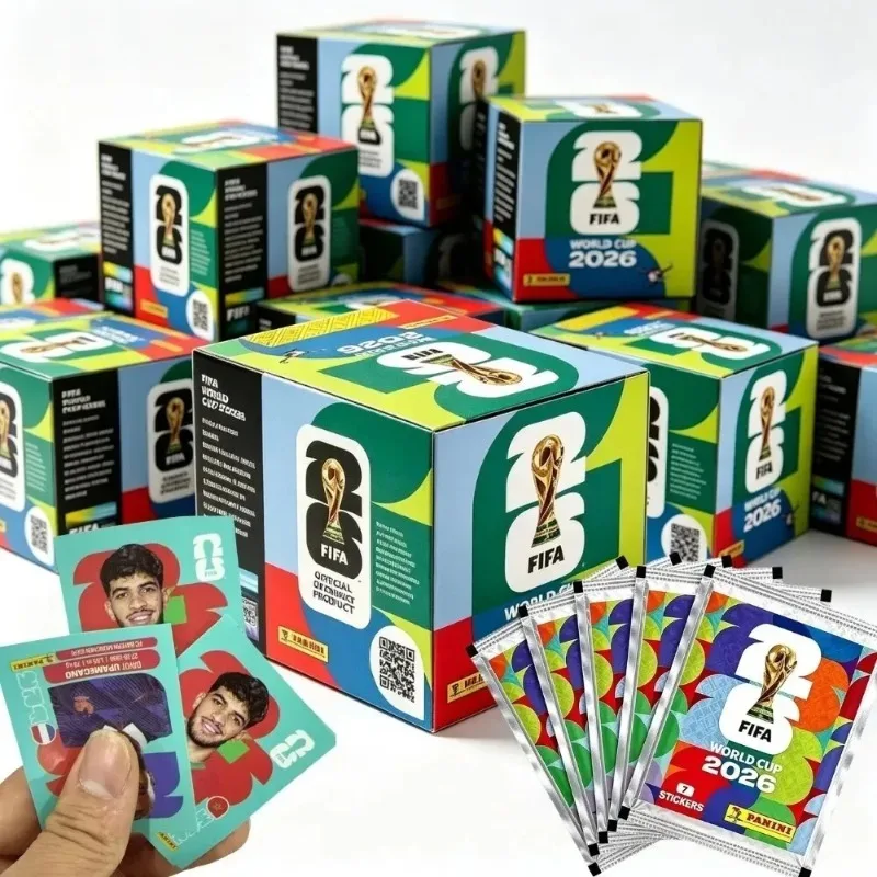 Panini Official 2026 FIFA World Cup Sticker Pack And Album Complete Soccer Fans Memorabilia Collection Set**