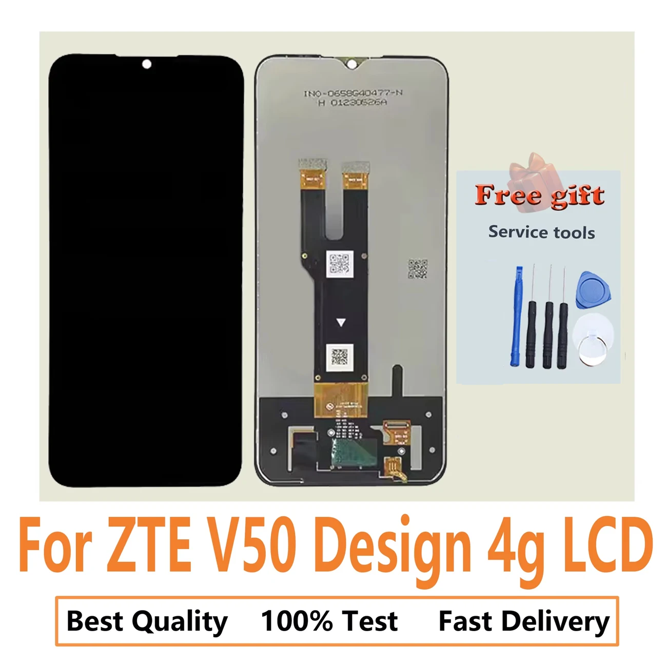 6.6\'\' For ZTE Blade V50 Design 4G LCD Display Screen Touch Panel Digitizer Assembly Replacement Repair Parts