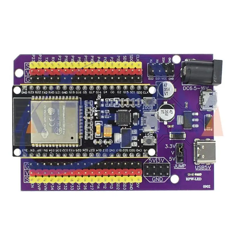 ESP32 Development Board TYPE-C/MICRO USB CP2102 WiFi+Bluetooth Dual Core ESP32-DevKitC-32 ESP-WROOM-32 Expansion Board 38 PINS