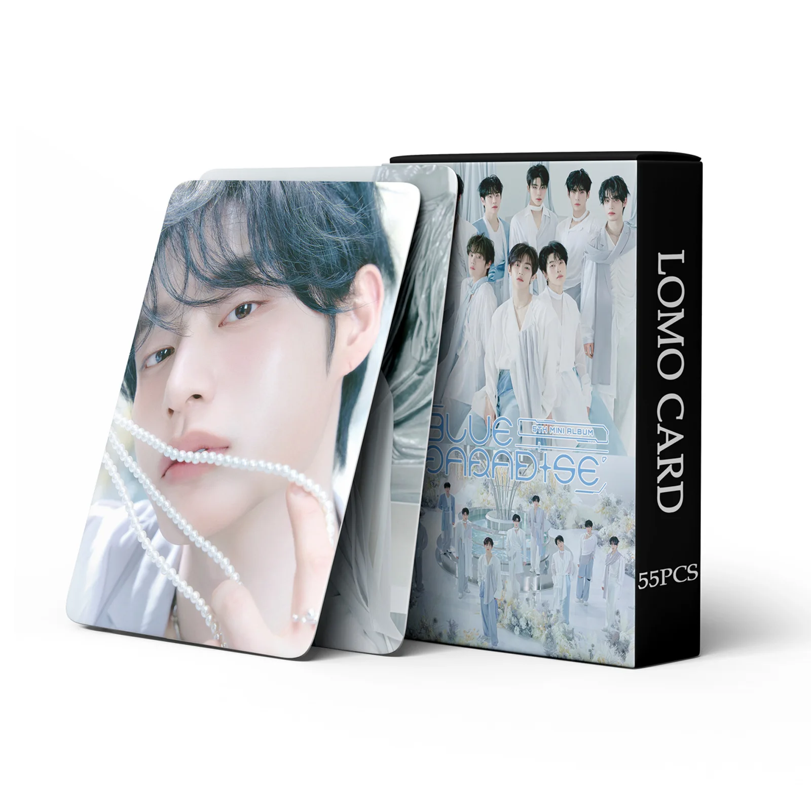 55 pcs in stock ZB1 BLUE PARADISE ZEROBASEONE Fan Collection Card  Photo card postcard lomo card