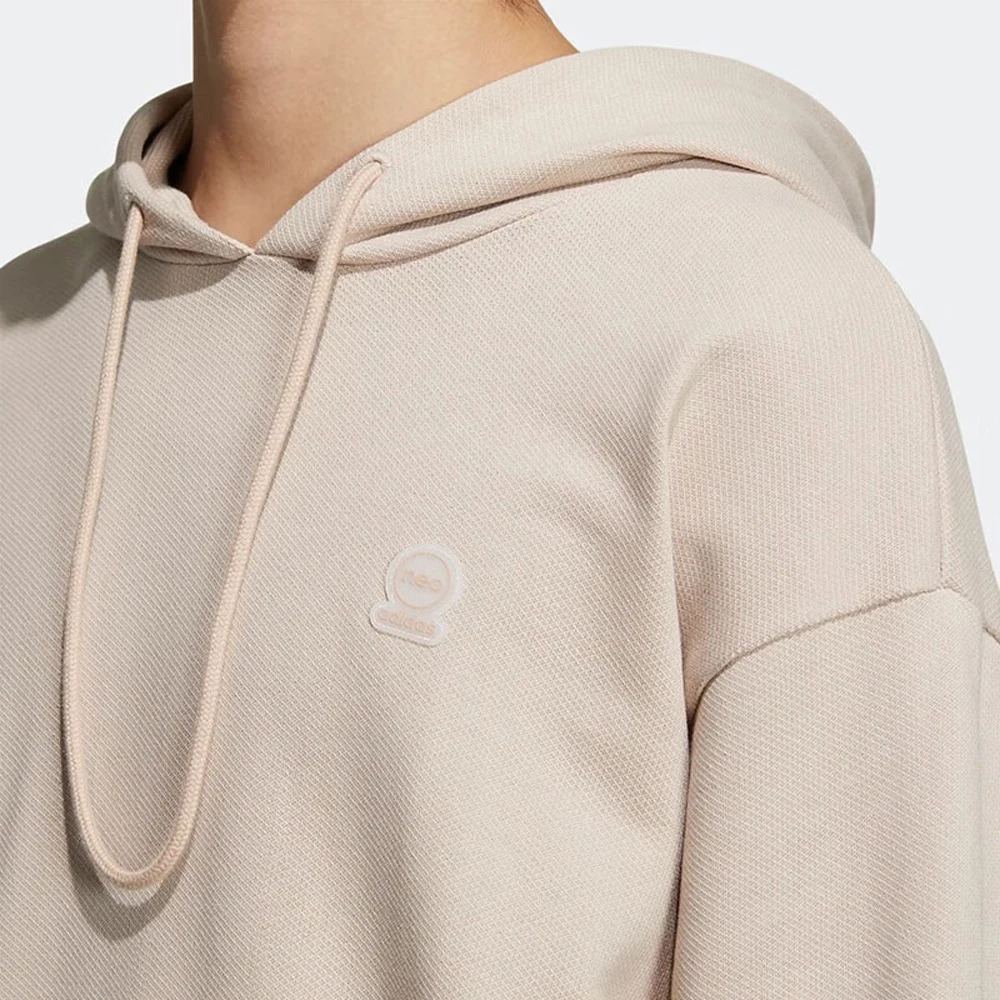 Adidas Originals Line Classic Beige Hoodie Soft Fabric Adjustable Hood Brand - Feature For Urban Casual Moments