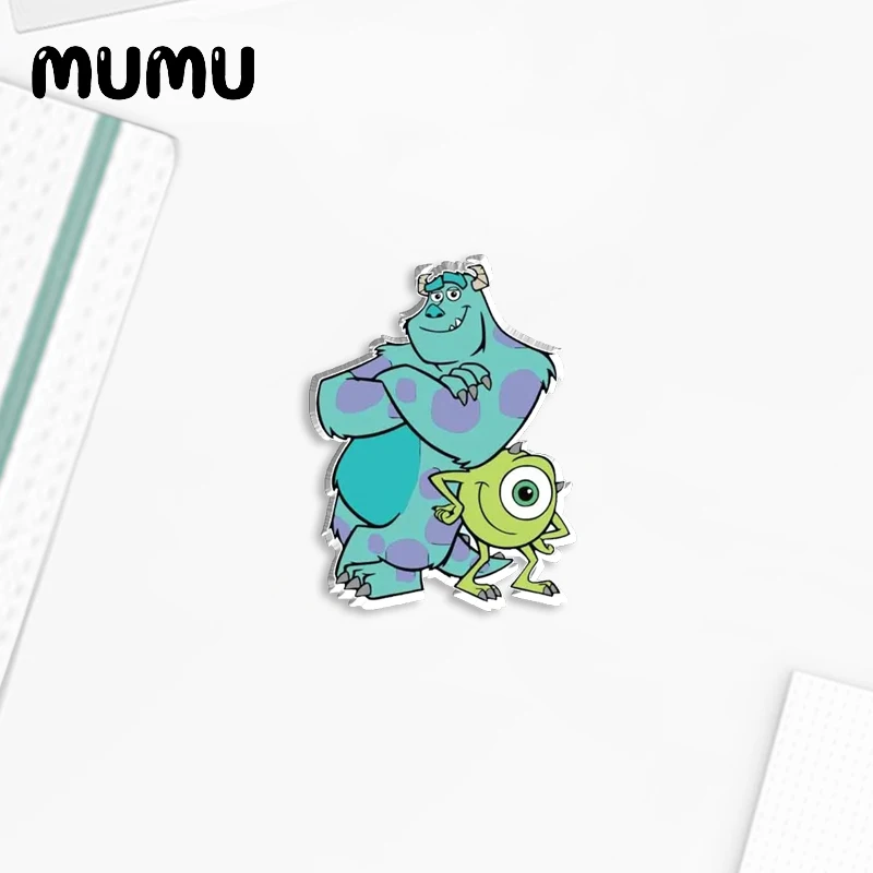 2024 New Monsters Ink Lapel Pin House Funny Acrylic Brooches Handmade Epoxy Jewelry Shirt Bag Badge