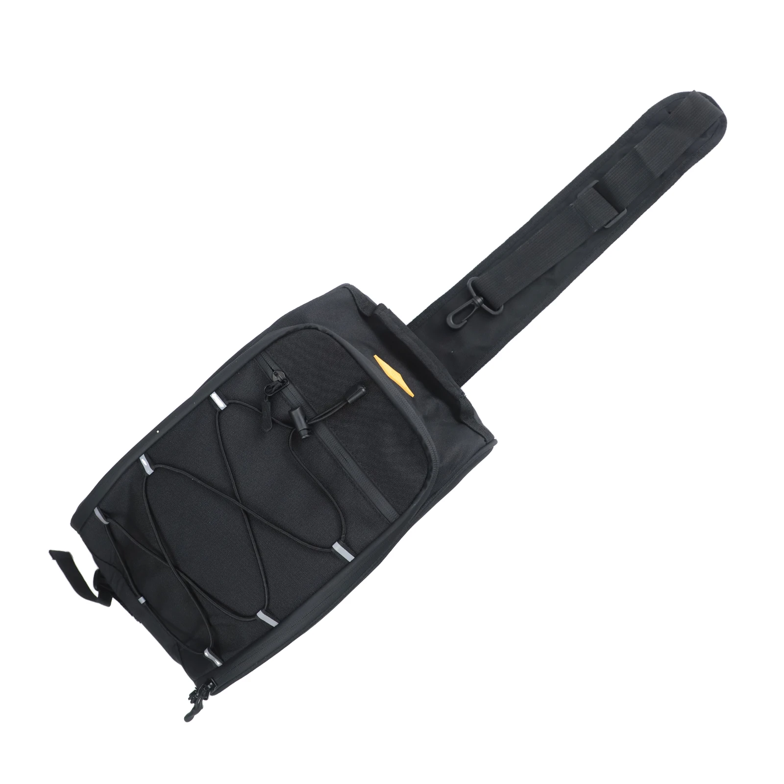 1 Stück 8L Fahrrad-Gepäckträgertasche, wasserdichte Nylon-Hecktasche mit Schnellverschluss und Schultergurt für MTB-Pendlerfahrten – Detail 9