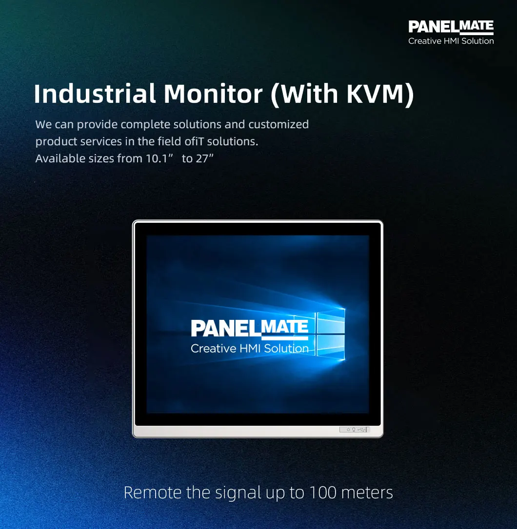 17 Inch Embedded IP65 Industrial Capacitive Touch Screen LCD Waterproof IDD-LINK4 USB 5:4 Aspect Ratio New For HMI