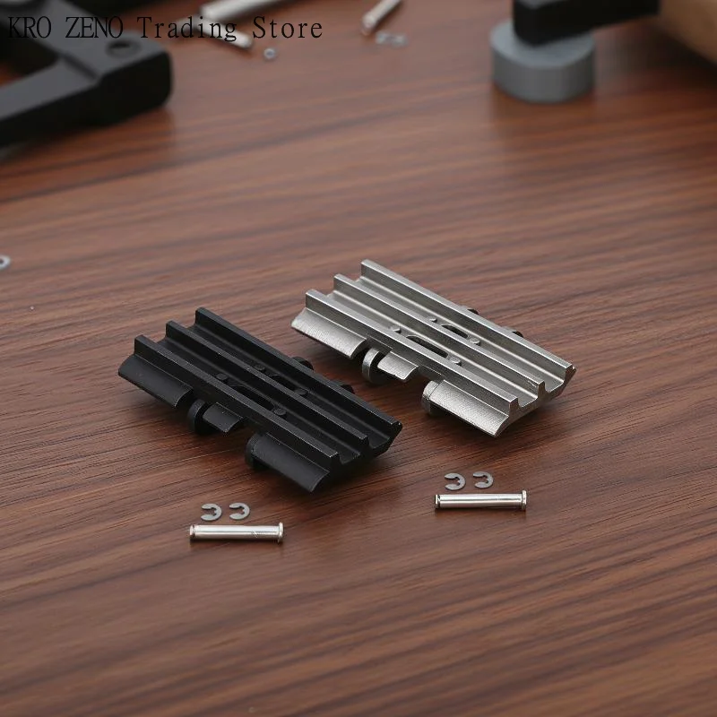 Full Metal 51*21mm RC Excavator Crawler Track 1 Set Wear Resistant for 1/12 RC Hydraulic Excavator Car Upgrade