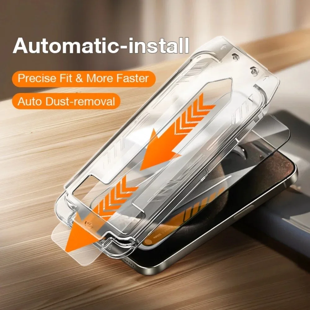 3-1 قطعة 8K HD الزجاج المقسى آيفون 17 برو ماكس 17 الهواء 17pro حامي الشاشة سهلة التركيب صندوق خالي من الغبار آيفون 17 16 برو ماكس
