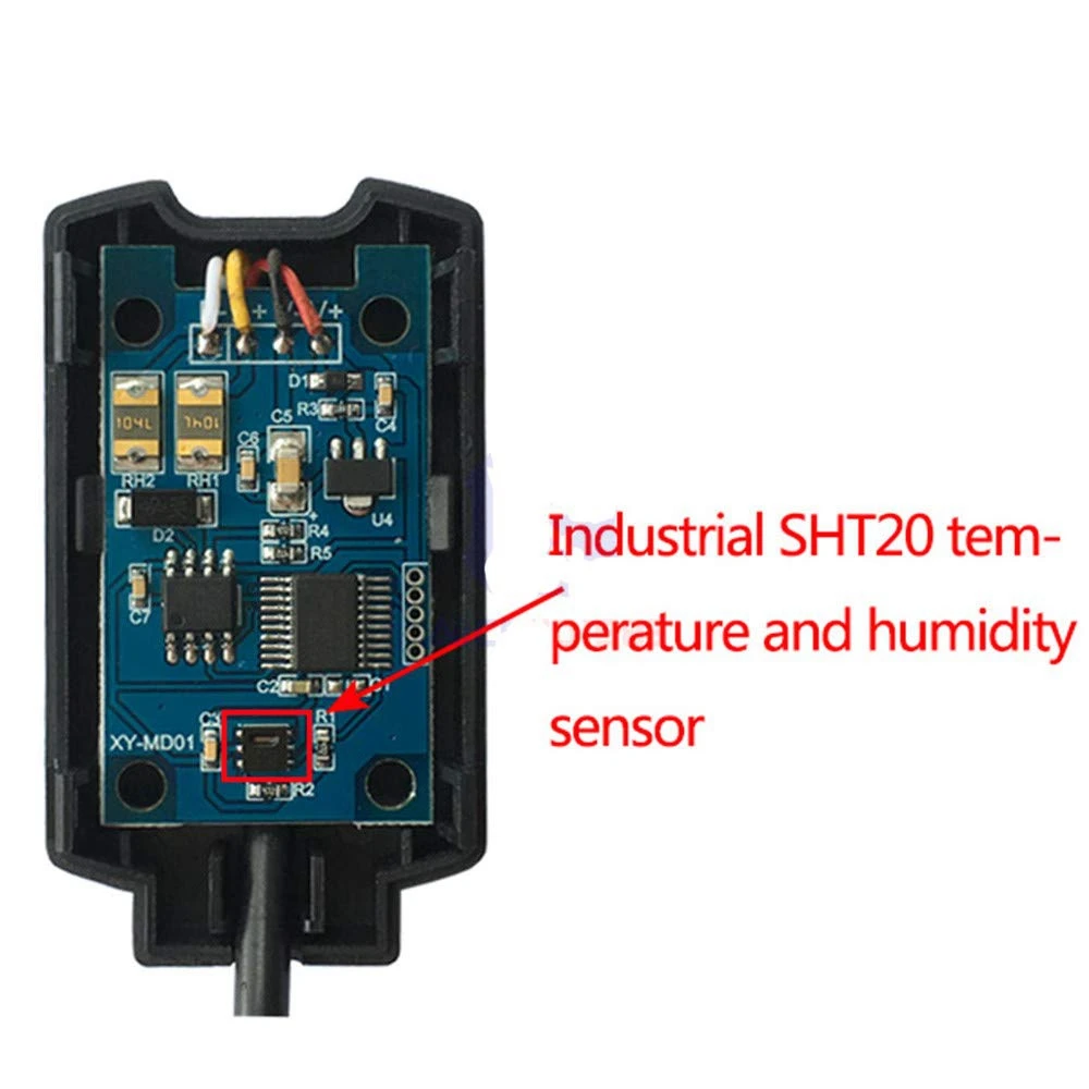B08B-RS485 SHT20 Temperature Humidity Sensor Module High Precision Temperature Humidity Monitor Transmitter For Modbus