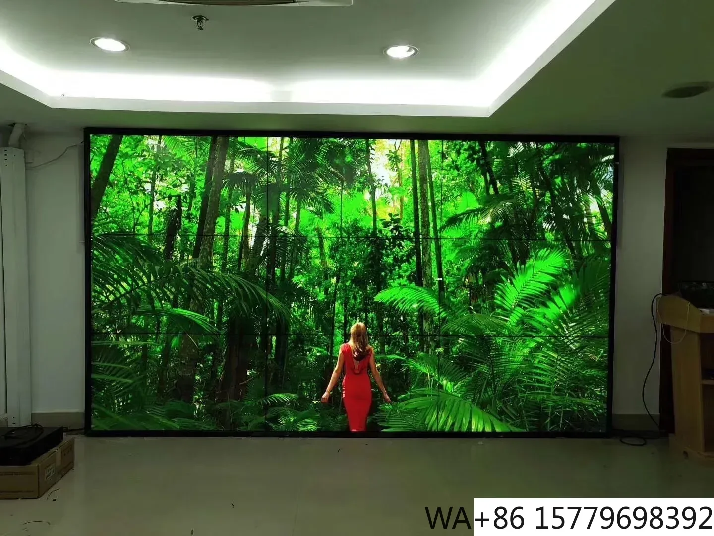 

Indoor P1.25/P1.538 LED Display Front Maintenance Full Color Wall Mount Fixed Screen