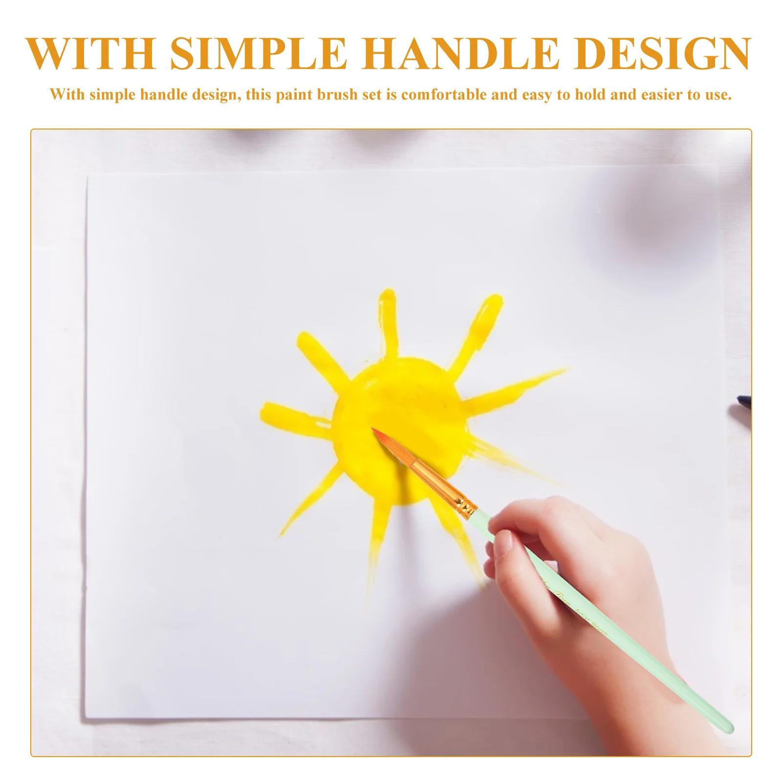 

12Pcs Watercolor Painting Brushes Set Professional Acrylic Oil Paint Brush Portable Art Tools Paint Brush Watercolor Painting