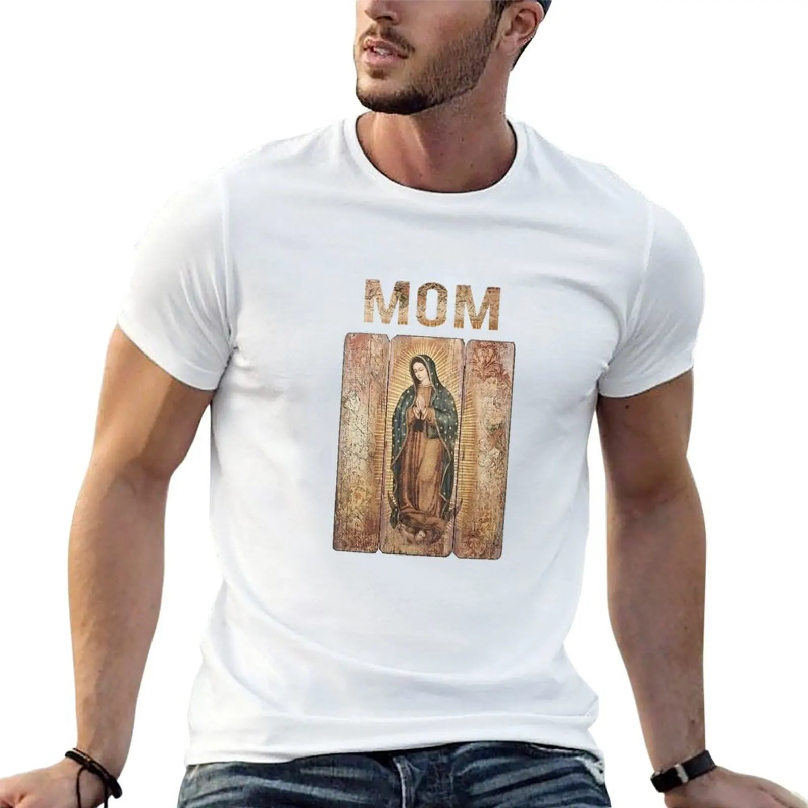 

Womens Our Lady of Guadalupe Catholic Virgin Mary Mexican Mom T-Shirt man t shirt graphic essential t shirt T-Shirt