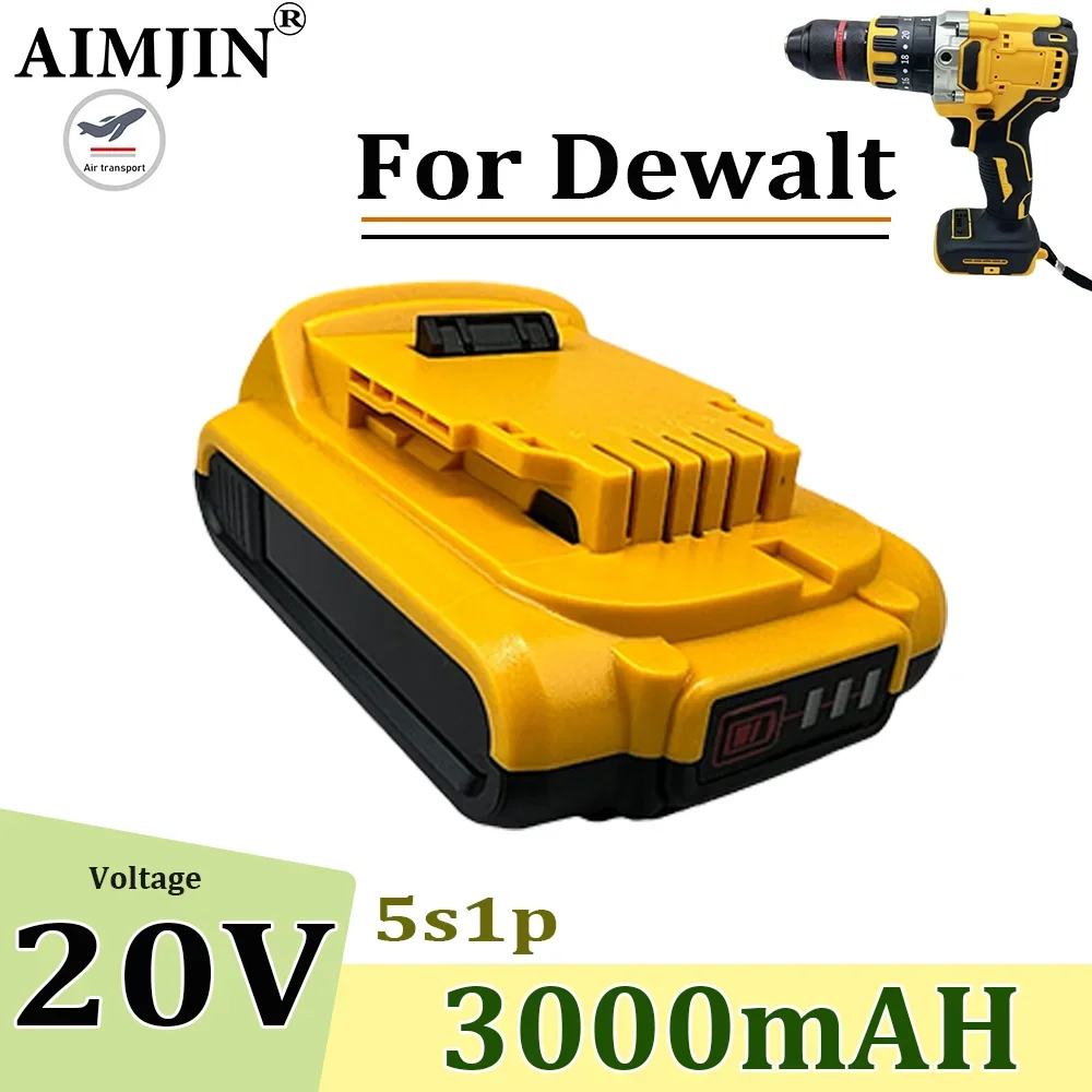 

DCB200 20V Battery Compatible with Dewalt power Tools 20V 3.0Ah rechargeable electric tool Lithium batteries 3000mAh